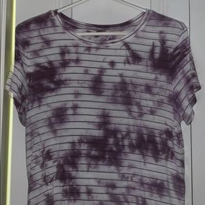 American eagle super soft purple tie-die top!